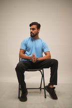 Iced Aqua Pro-Performance Dot-Knit Tee (4-Way Stretch)