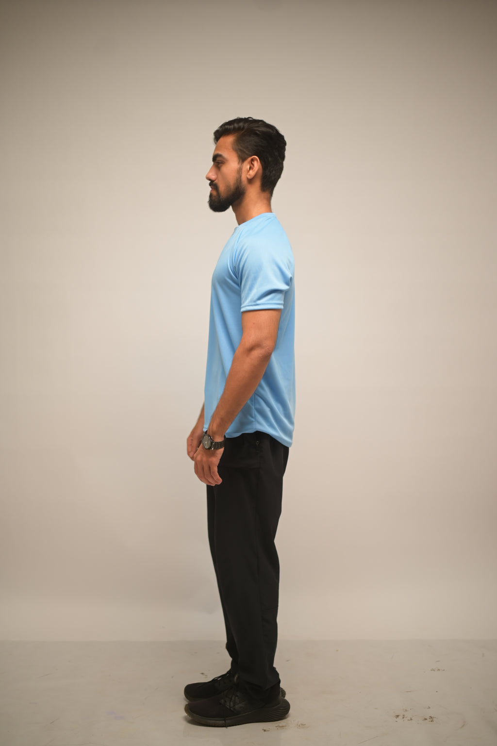 Iced Aqua Pro-Performance Dot-Knit Tee (4-Way Stretch)