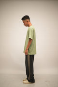 Sage Green Bio-Luxe Ultra-Soft Tee (Zero-Pill Cotton)