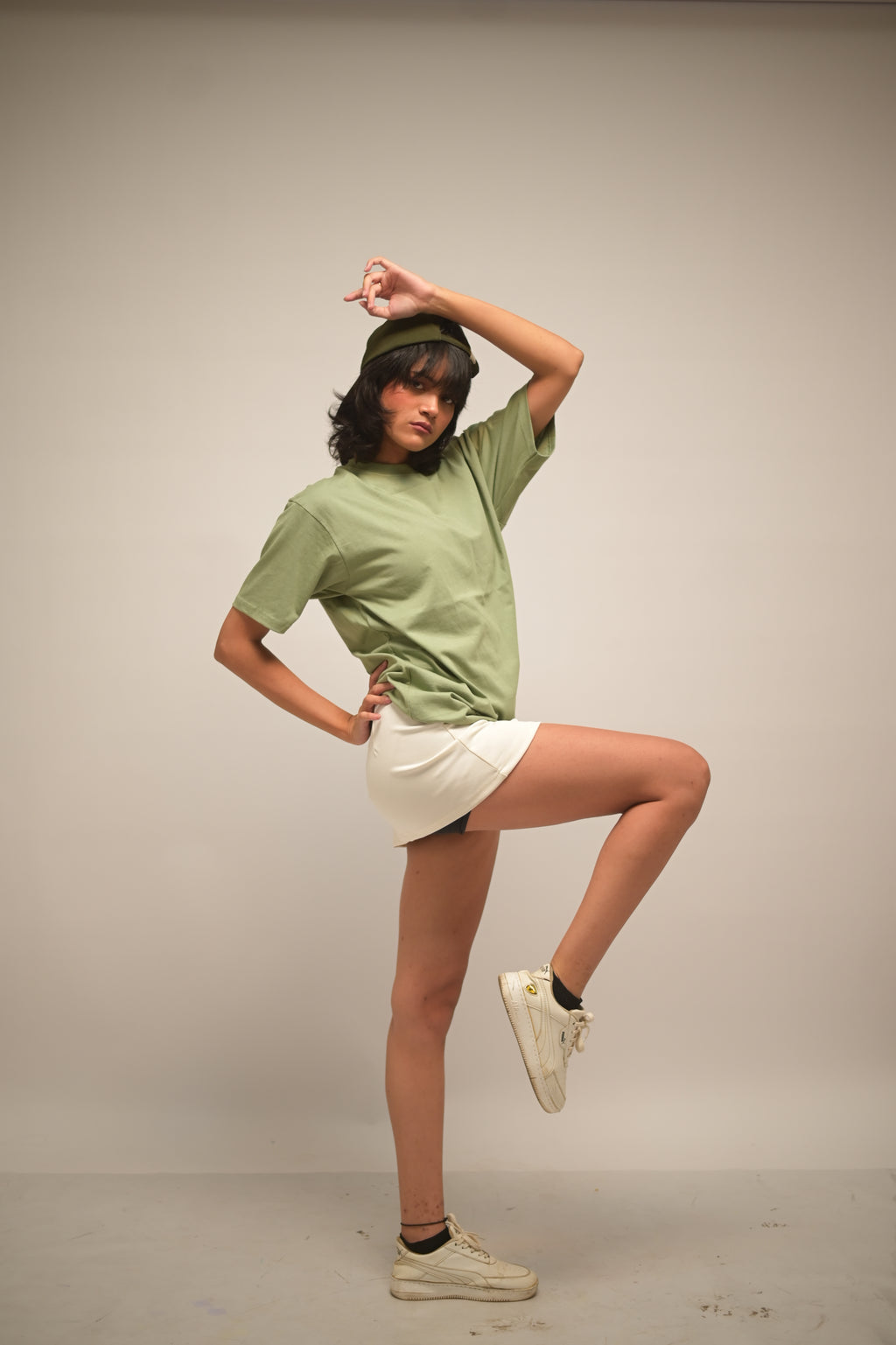 Sage Green Bio-Luxe Ultra-Soft Tee (Zero-Pill Cotton)