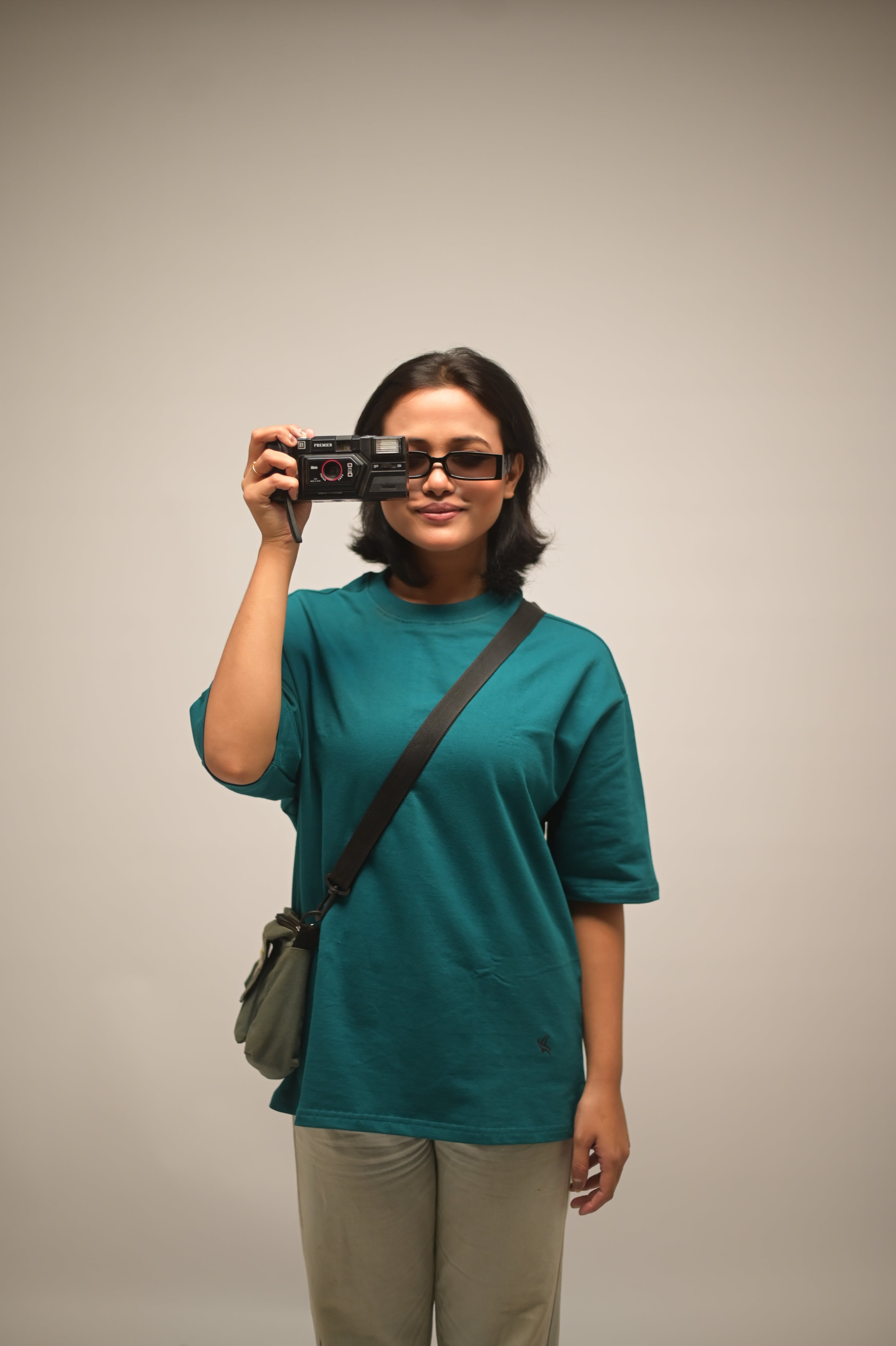 Teal Green Heavyweight Luxury Oversized Tee (220 GSM)