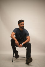 Granite Grey Melange Everyday Essential Tee (Regular Fit)