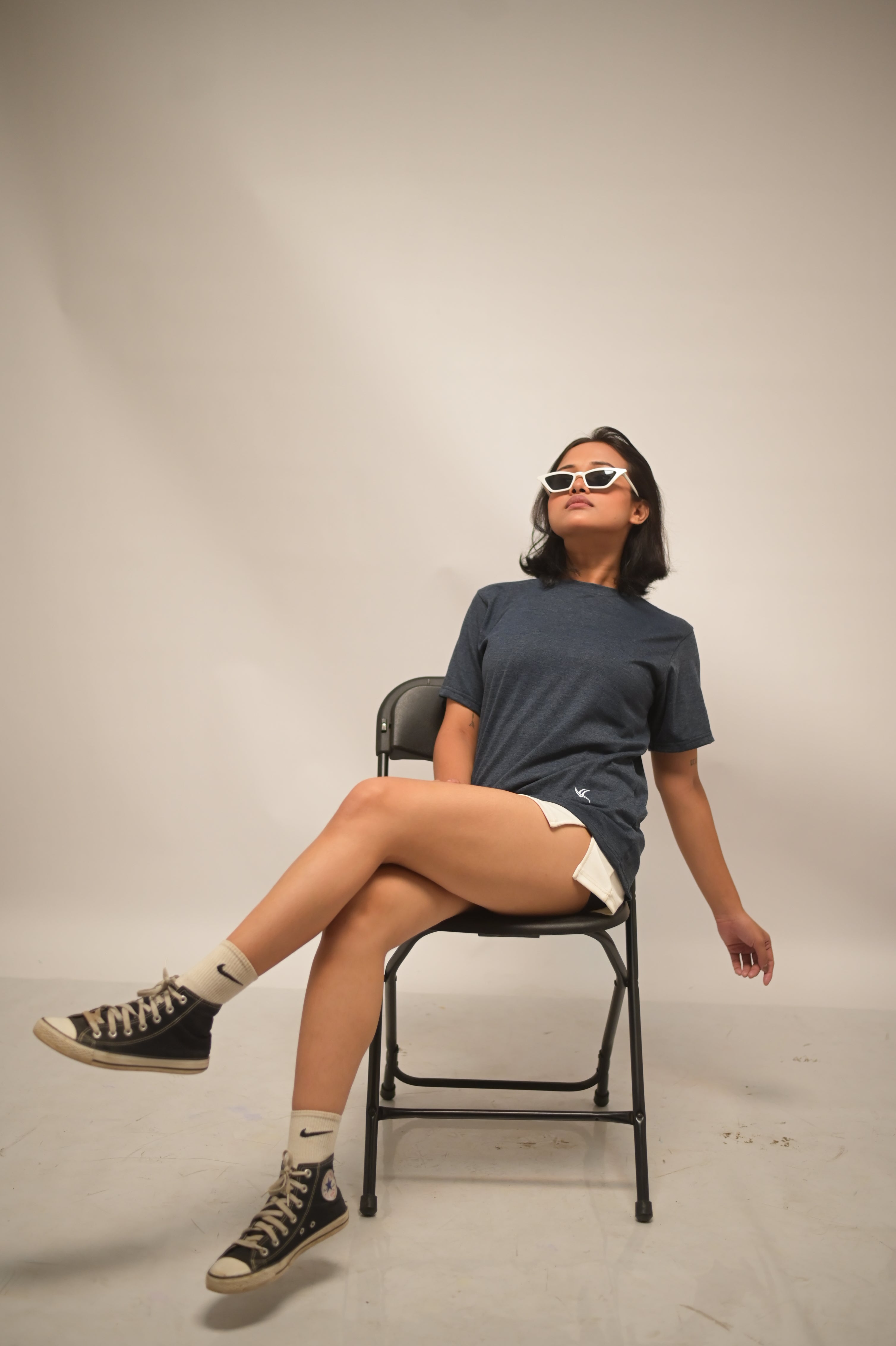 Granite Grey Melange Everyday Essential Tee (Regular Fit)