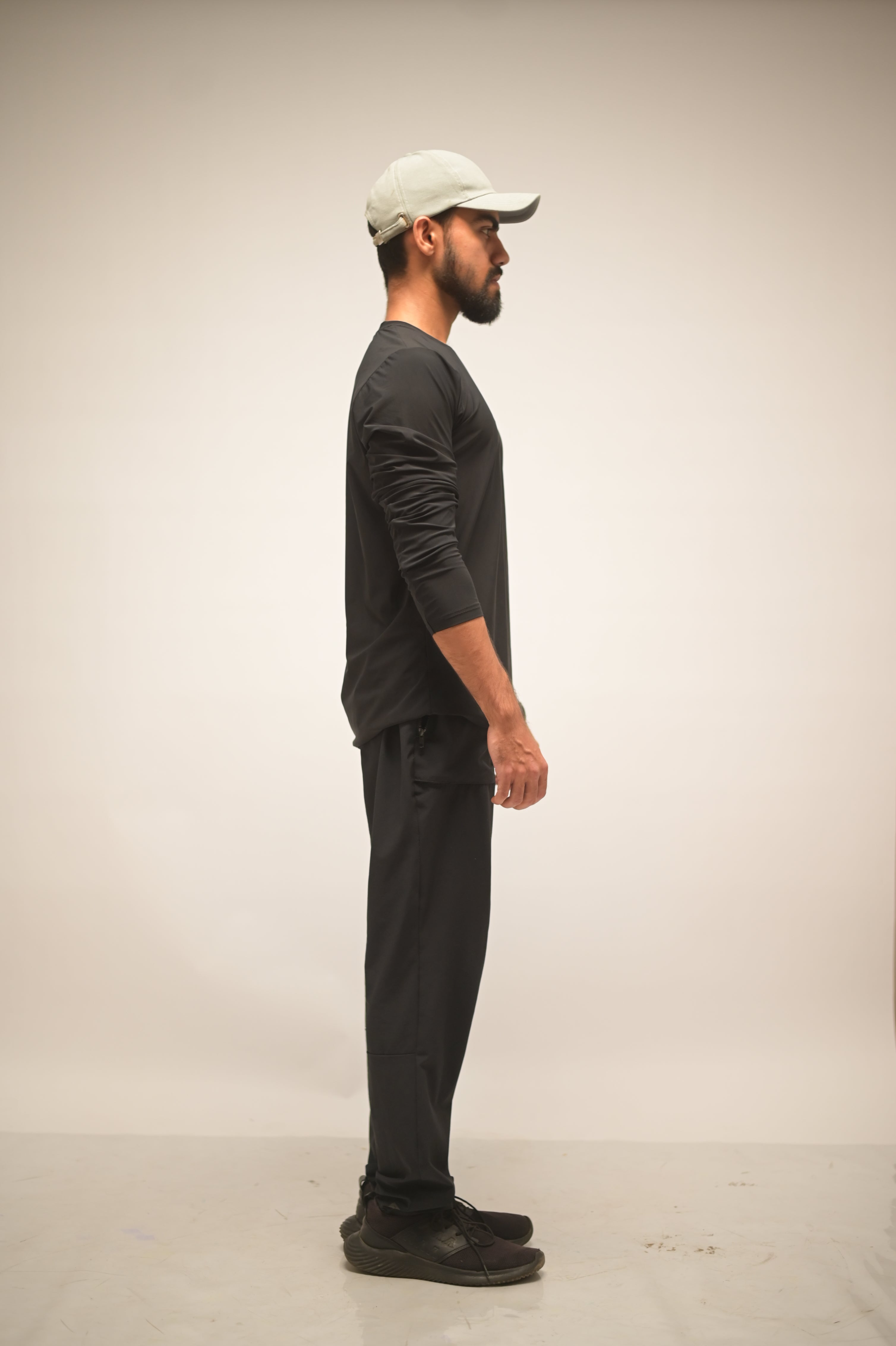 Stealth Black Pro-Active Long Sleeve (Compression Fit)