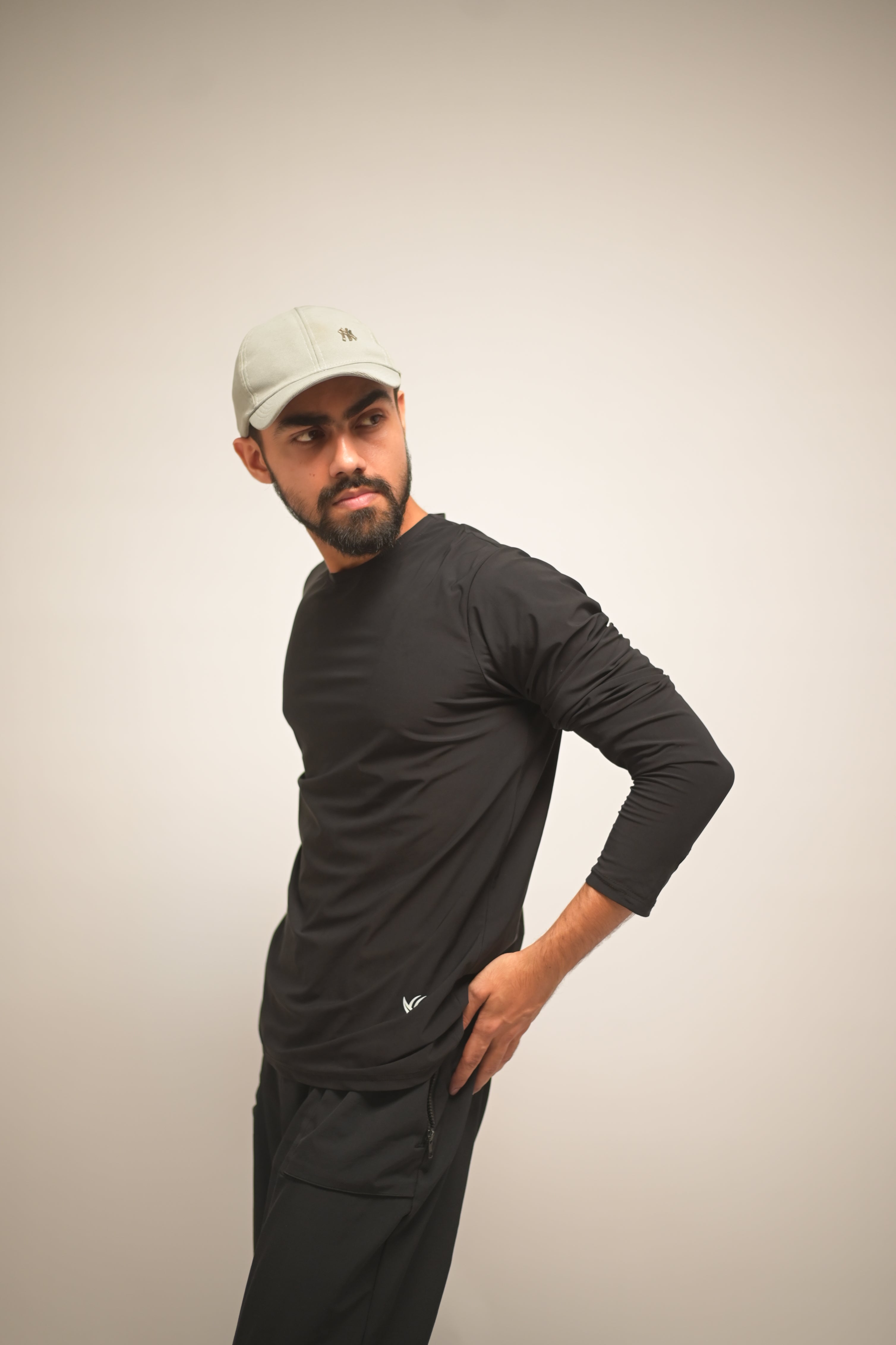 Stealth Black Pro-Active Long Sleeve (Compression Fit)