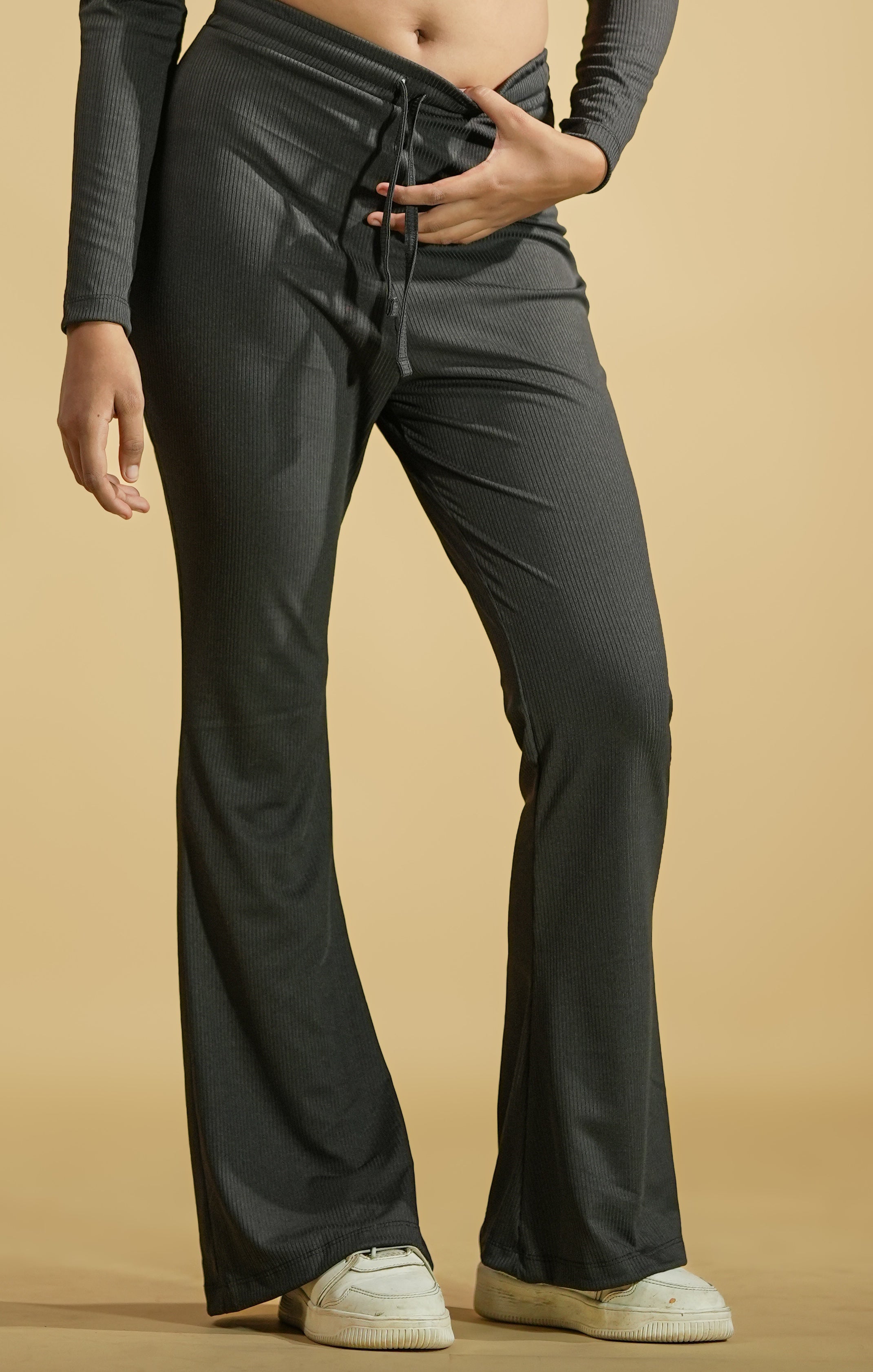 Midnight Ash Flared Leggings