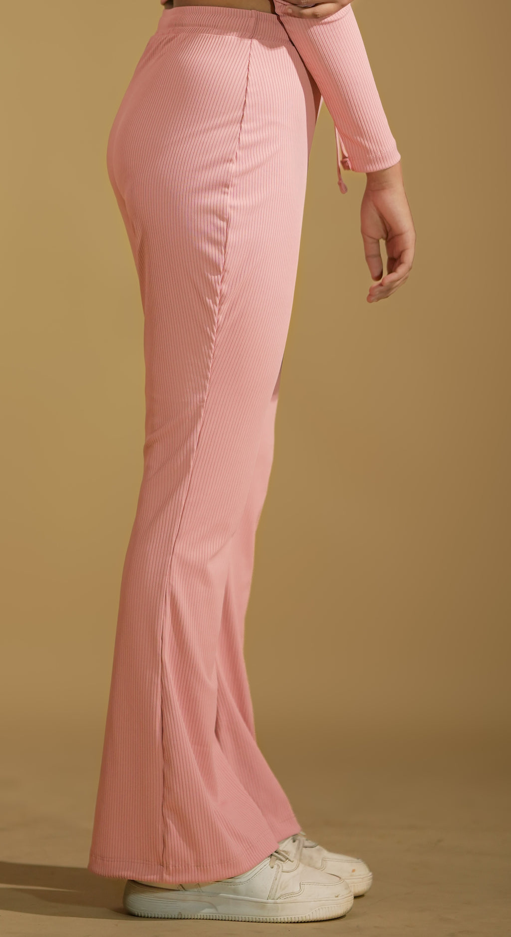 Dusty Rose Flared Leggings