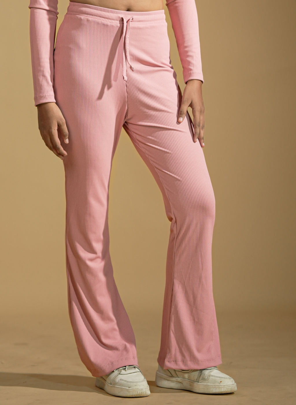 Dusty Rose Flared Leggings