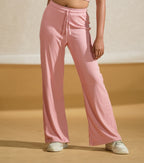 Dusty Rose Wide Leg Pants