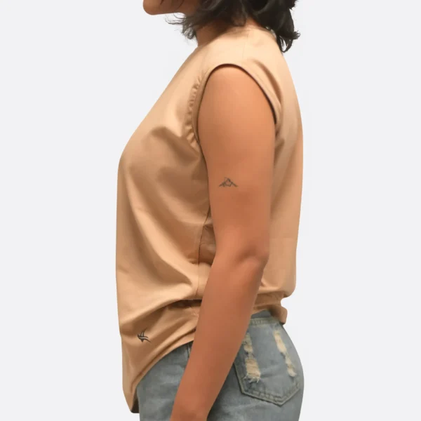 Beige Sleeveless Tank Top: 5 Premium Performance Features for Ultimate Style - Image 3