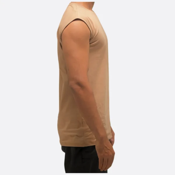 Beige Sleeveless Tank Top: 5 Premium Performance Features for Ultimate Style - Image 5