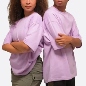 Lavender Dream Tee 220 GSM French Terry Oversized Tee 100% Cotton French Terry Top Lavender French Terry Shirt Lightweight French Terry Athleisure