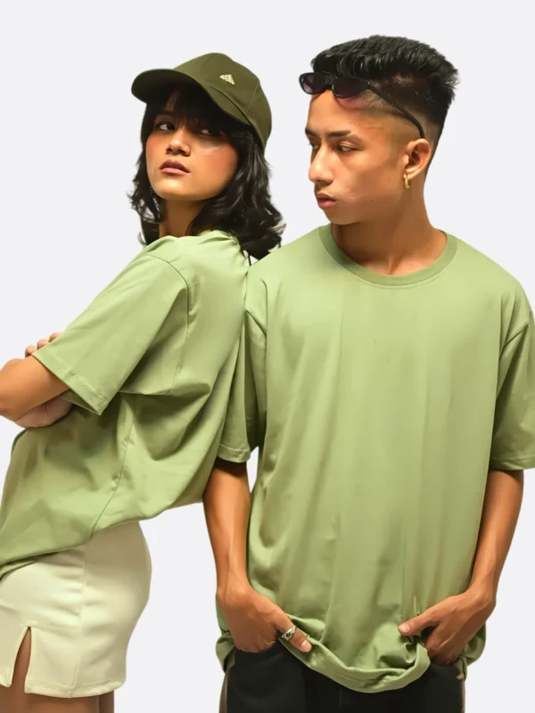 Sage Symphony Tee 100% Cotton Jersey Long Sleeve Sage Green Activewear Top Soft Cotton Jersey Performance Shirt Timeless Cotton Jersey Tee