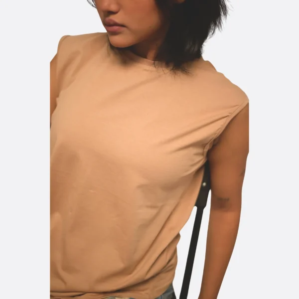 Beige Sleeveless Tank Top: 5 Premium Performance Features for Ultimate Style - Image 2