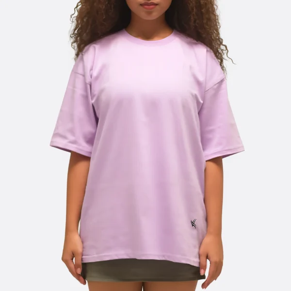 Lavender Dream Tee: 6 Lightweight Features in 220 GSM French Terry - Image 2