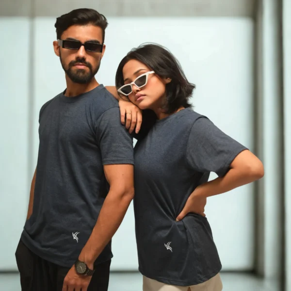 Stone Heather Tee: 6 Premium Features in Cotton Blend Jersey - Image 5