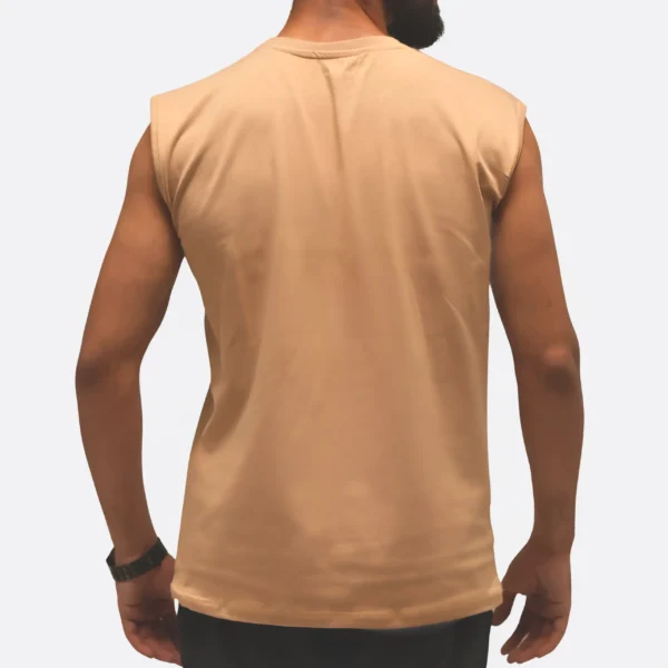 Beige Sleeveless Tank Top: 5 Premium Performance Features for Ultimate Style - Image 4