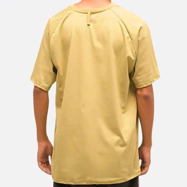 Buttercream Breeze Tee: 5 Bio-Washed Performance Features for Effortless Style - Image 3