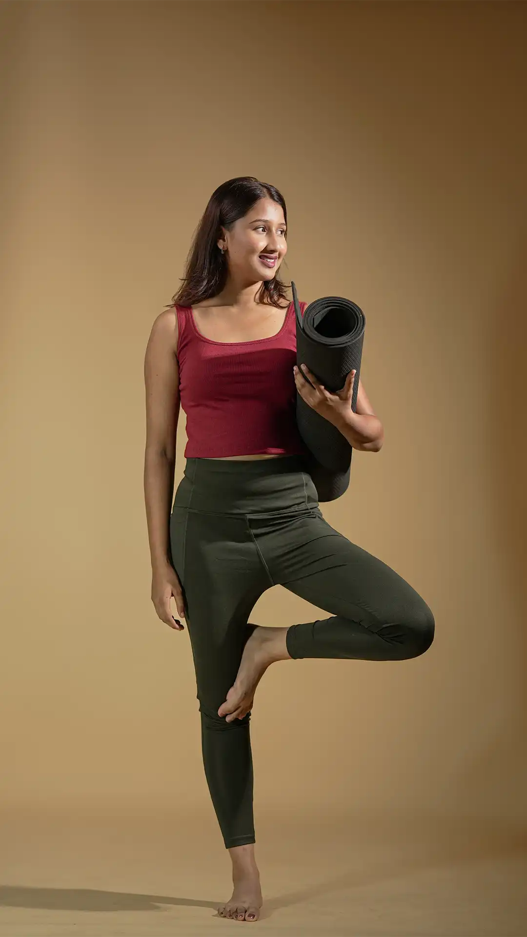 Graphite Core Mid Rise Leggings (With Pocket) - Image 5