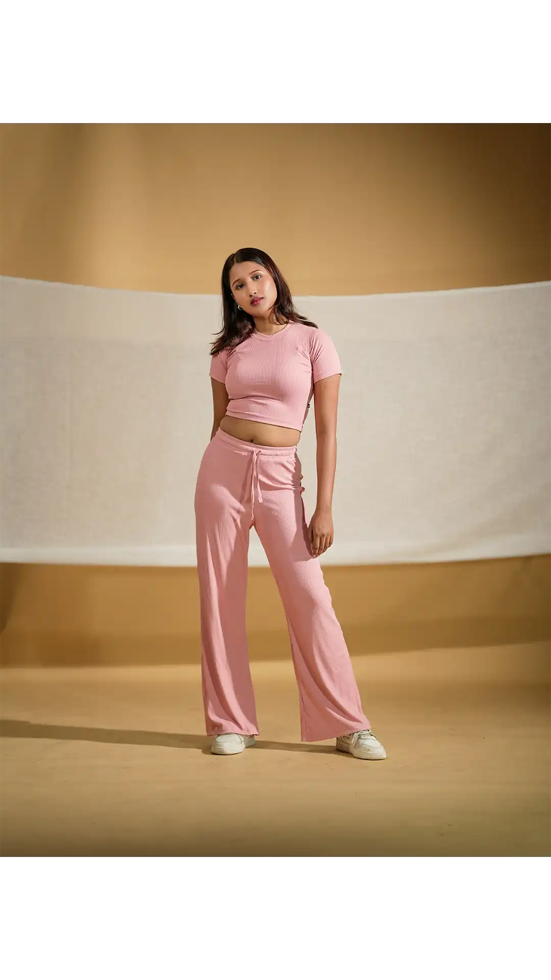 Dusty Rose Half Sleeves Top - Image 3