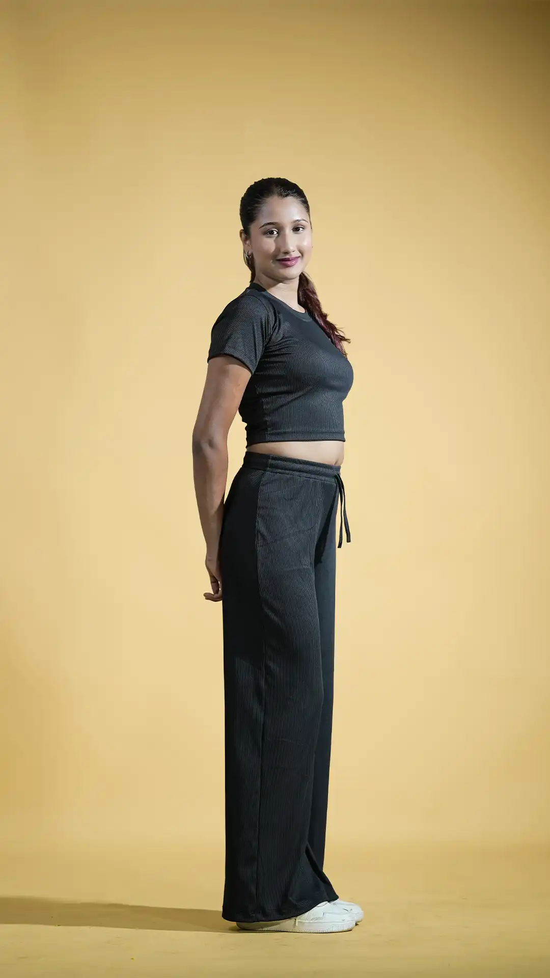 Midnight Ash Half Sleeves Top - Image 3