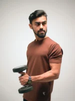 Earth Waffle Knit Brown T-Shirt - Image 4