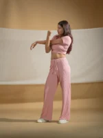 Dusty Rose Co Ord Set Half Sleeve - Image 4