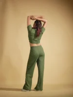 Evergreen Flow Co Ord Set Half Sleeve - Image 3