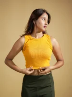 Mustard Top Half Sleeve - Image 4