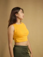 Mustard Top Half Sleeve - Image 2