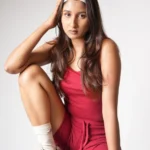 Maroon Red Coord Square Neck Fitted Cop Top and Cycling Shorts Ribbed Cotton for 2 way stretch