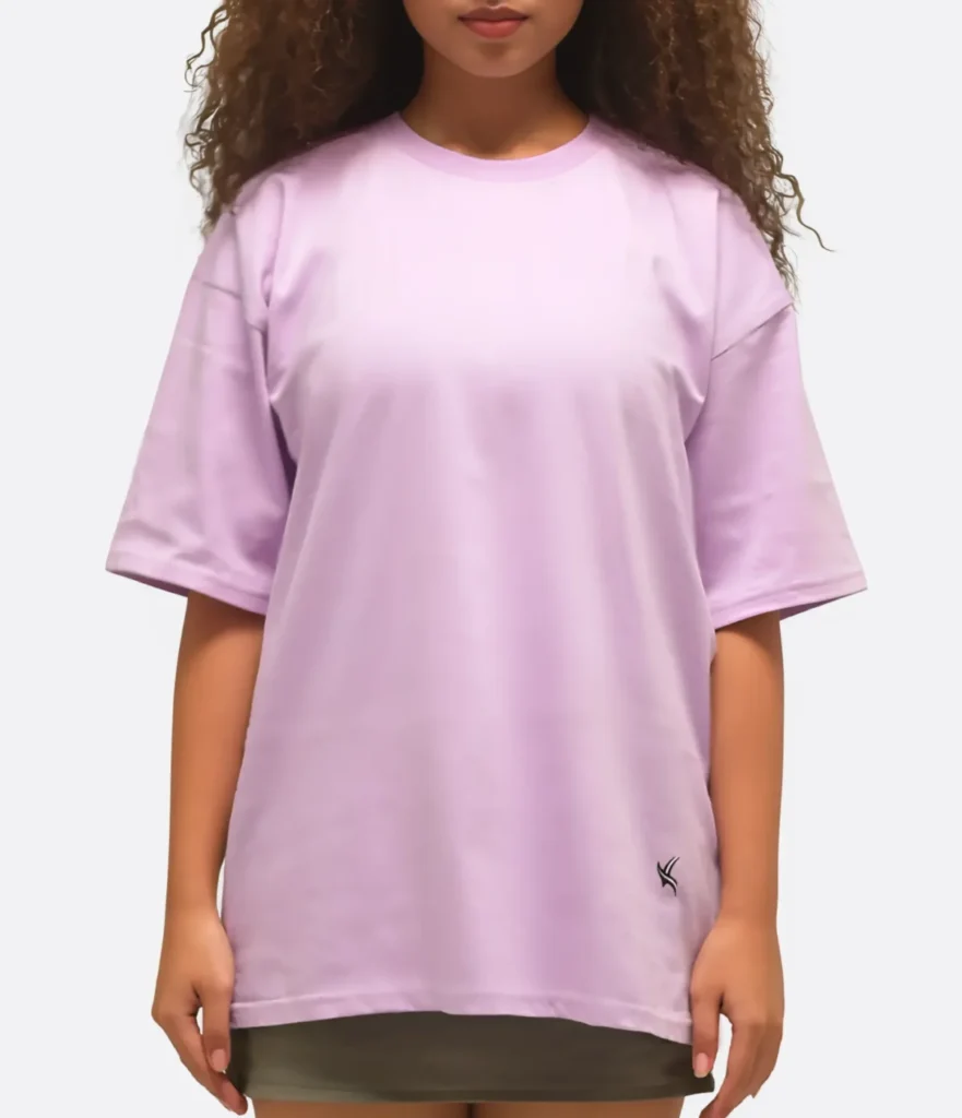 Lavender oversized t shirt