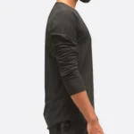 Full sleeves active t shirt dryfit black