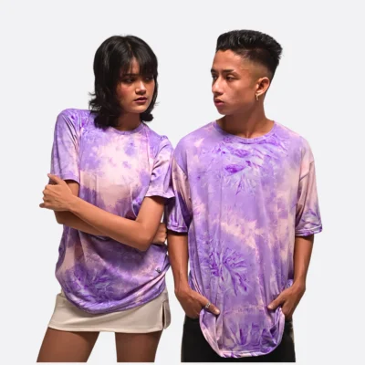 half sleeves tie dye design super soft t shirt