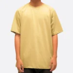100% Cotton Jersey Tshirt Sage Yellow