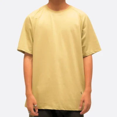 100% Cotton Jersey Tshirt Sage Yellow